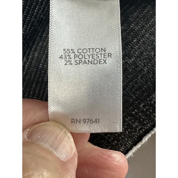 J.Jill Cotton Blend Sweater XL Black White Textured Stripe Boat Neck Fall Winter - Picture 10 of 15